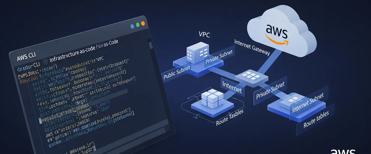 Blog post image for How To Create A Custom VPC Using AWS CLI - In the sample that follows, an IPv4 CIDR block, a public subnet, and a private subnet are all created using AWS CLI instructions. You can run an instance in the public subnet and connect to it once the VPC and subnets have been configured. Additionally, you may start an instance on the private subnet and link to it from the instance on the public network.
