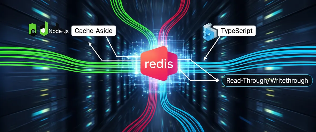 Blog post image for Mastering Caching Strategies with Redis Cache: Boosting Performance in Node.js and TypeScript - Explore the world of caching in Redis and supercharge your Node.js and TypeScript applications with advanced caching strategies. Learn about Cache-Aside, Read-Through, Write-Through, and Write-Behind patterns, as well as the Redis cache key strategy. Discover the power of Redis caching for turbocharging your applications.